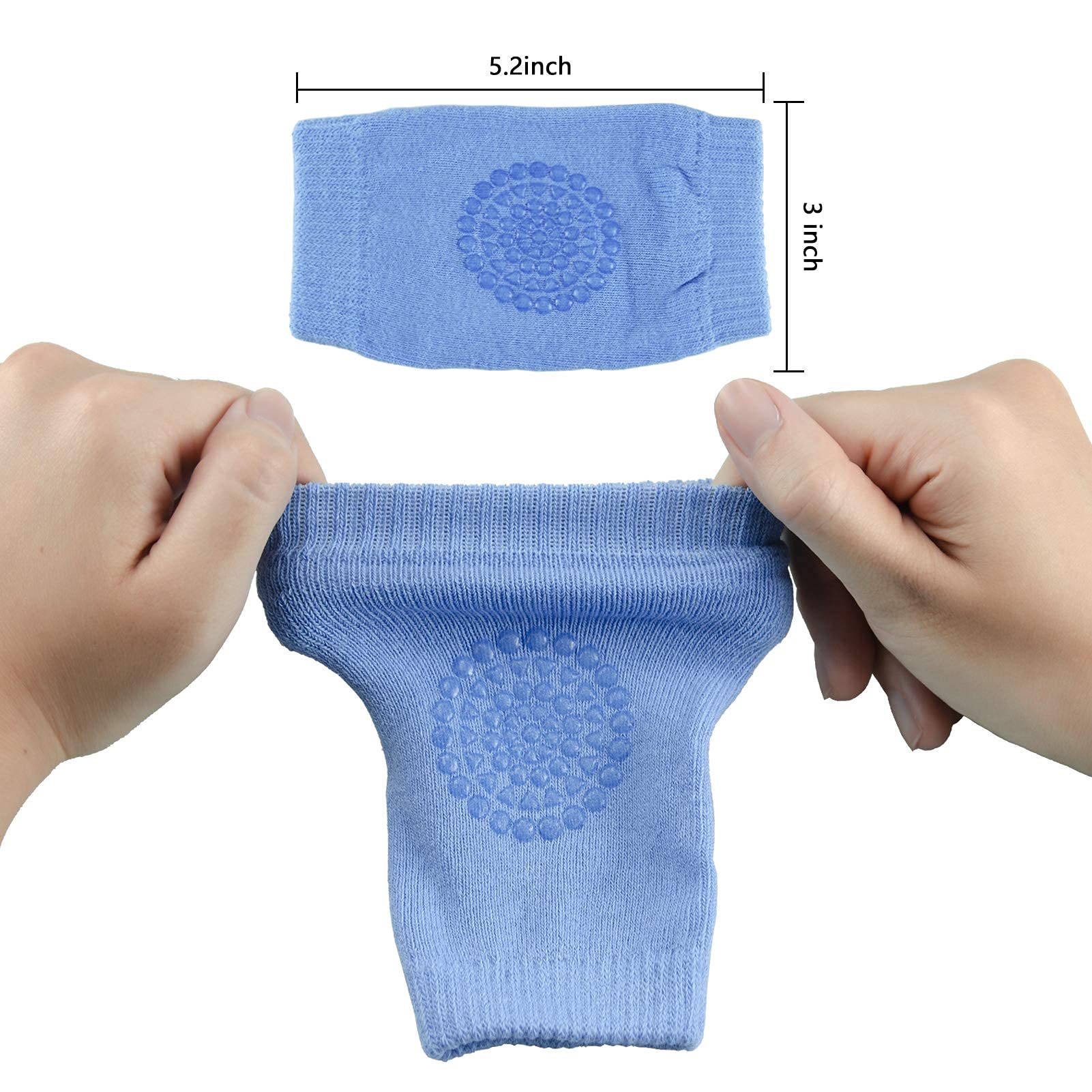 Baby knee Pads for Crawling - Anti Slip Unisex Baby Knee Protectors - Toddler Knee Pads Gift Idea for Baby - Image 6
